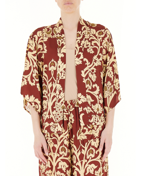 Camicia aperta viscosa