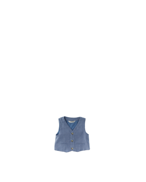 Gilet misto cotone