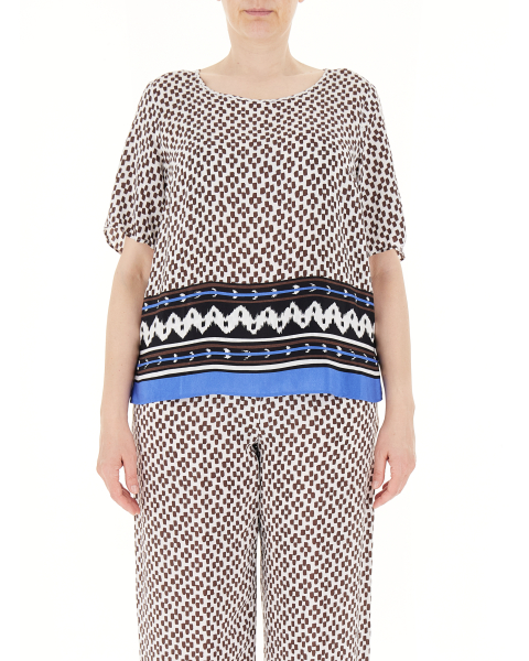 Blusa misto viscosa