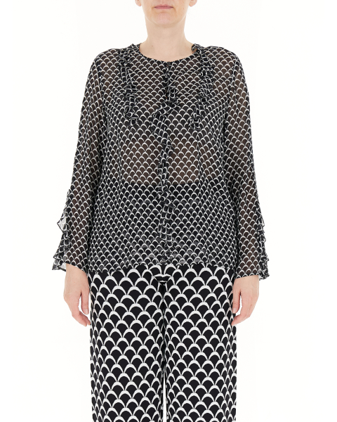 Blusa con volant