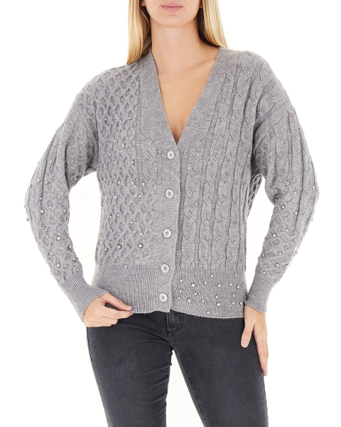 Cardigan scollo V