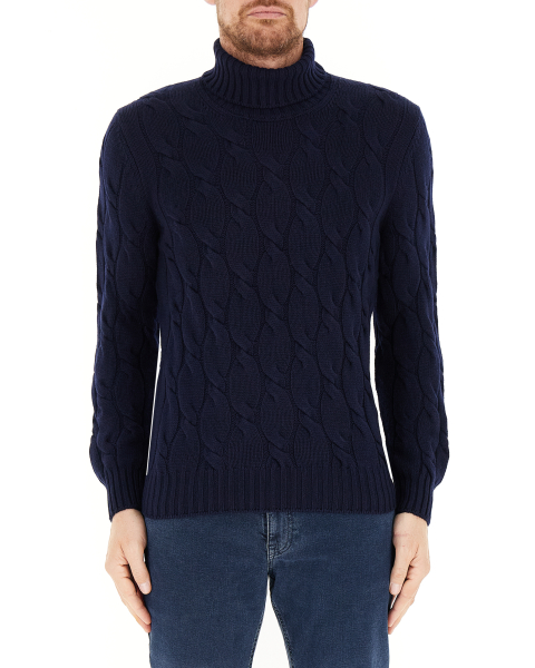 Maglione a trecce