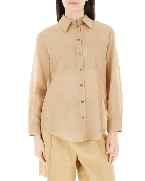 Camicia misto seta