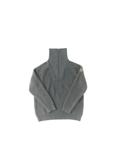 Maglione mezza zip
