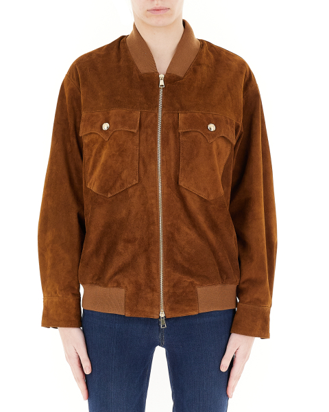 Bomber in pelle