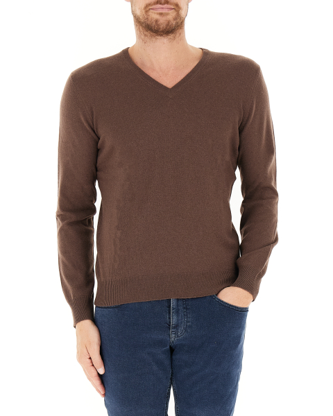 Maglione scollo V