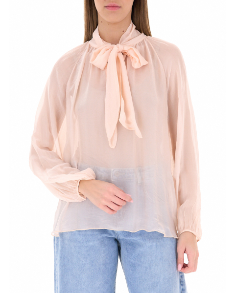 Blusa maniche lunghe