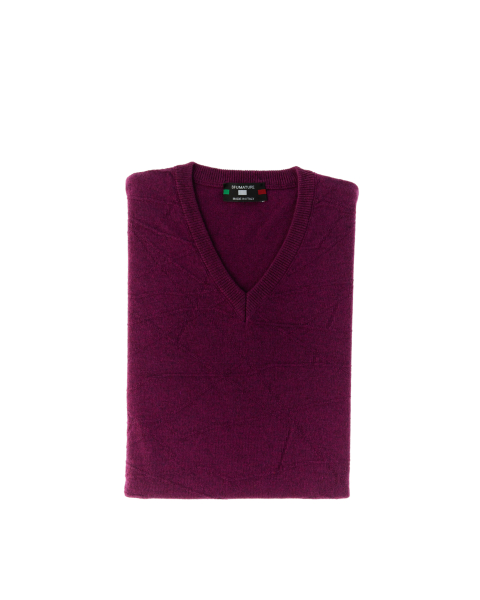 Maglione scollo V