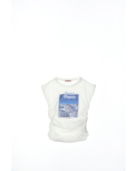 T-shirt con strass