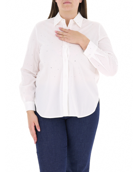 Camicia con strass