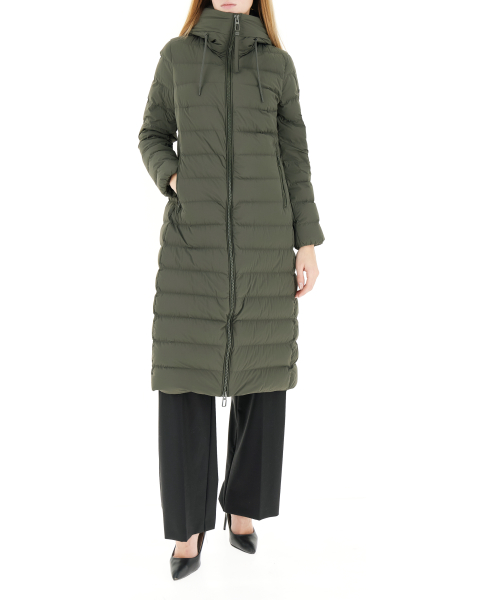 Piumino con cappuccio