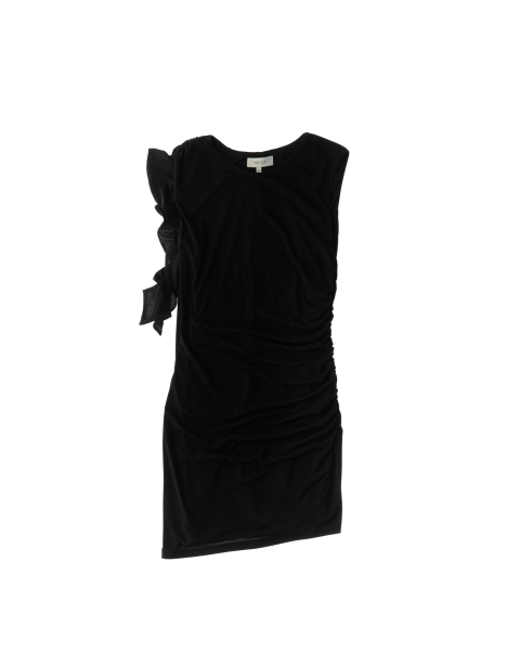 Abito drappeggiato volants