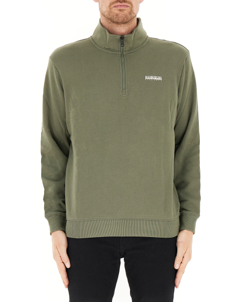 Felpa mezza zip