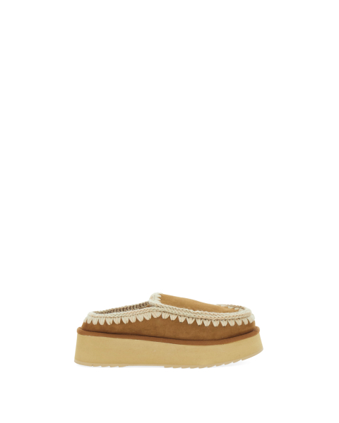 Mules in pelle