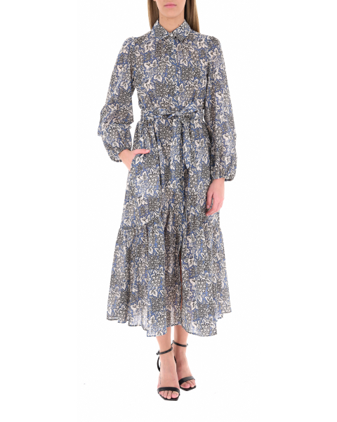 Abito midi in cotone