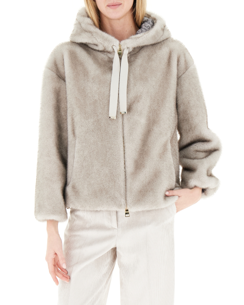 Giacca finta pelliccia