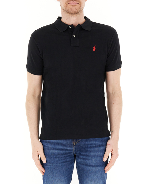 Polo slim cotone