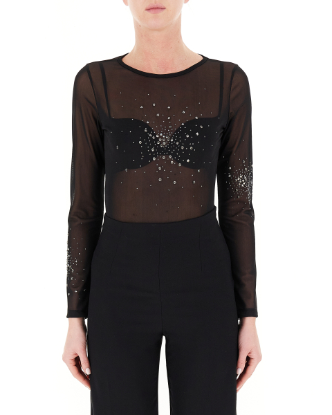 Top con strass