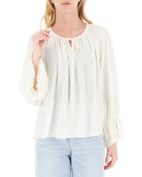 Blusa in seta
