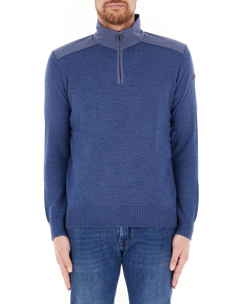 Maglione mezza zip