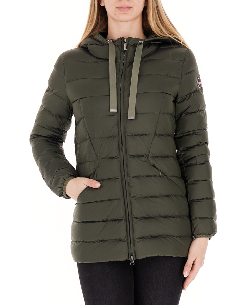 Piumino con cappuccio