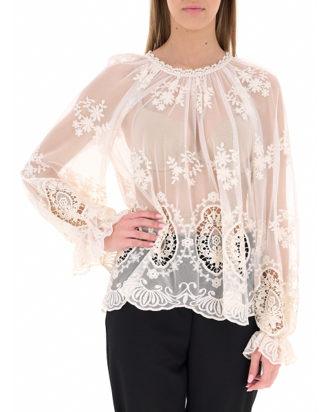 Blusa in pizzo