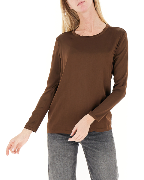Blusa maniche lunghe