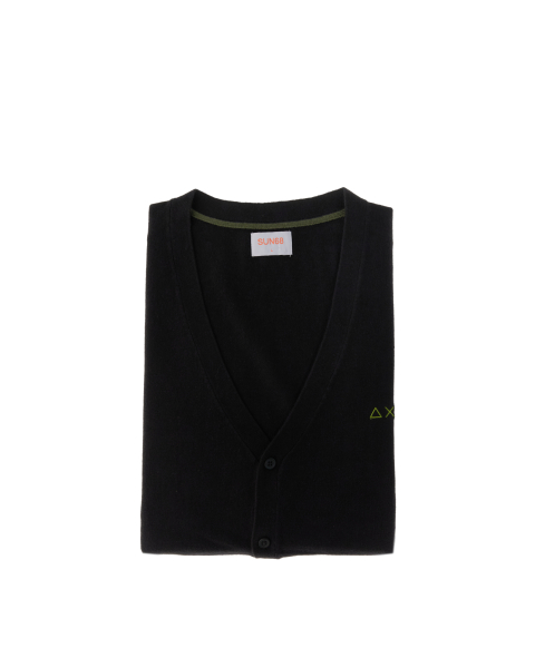 Cardigan lana cotone