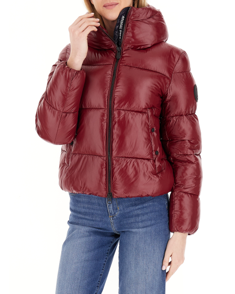 Piumino con cappuccio