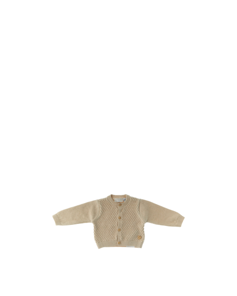 Cardigan girocollo