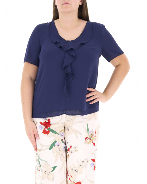 Blusa con volants