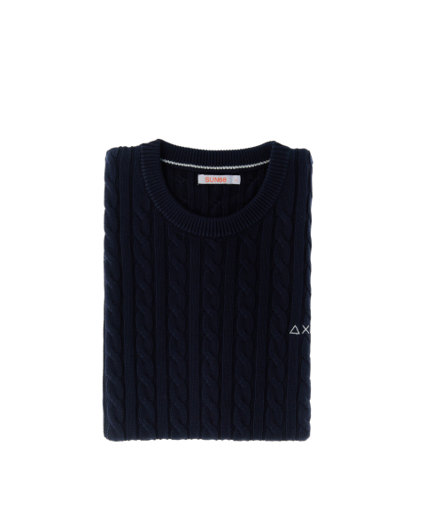 Maglione a trecce