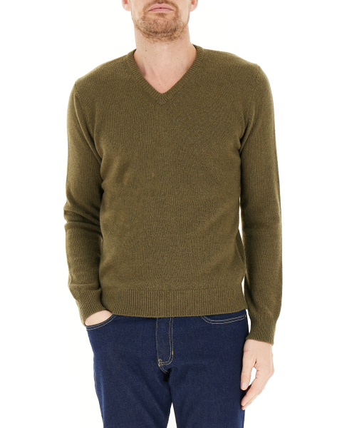 Maglione scollo V
