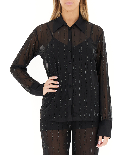 Camicia con strass