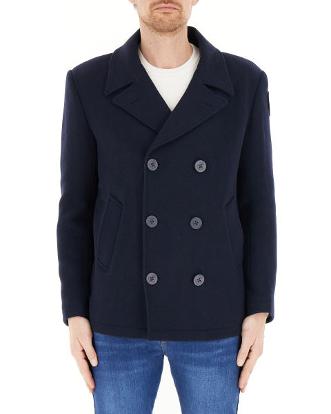 Giacca doppiopetto misto lana