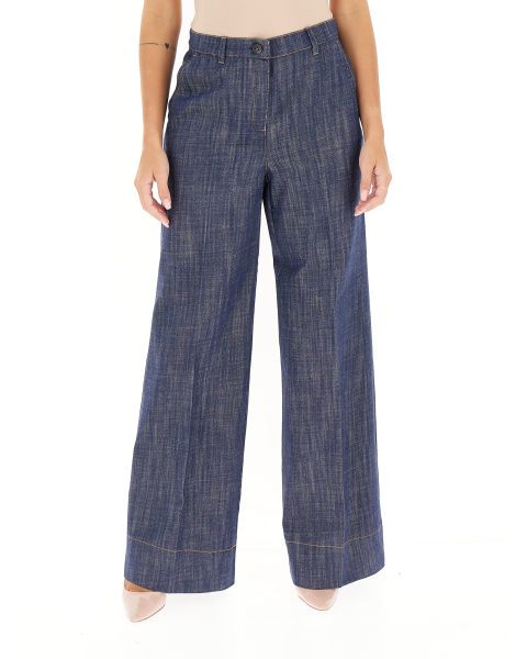 Pantalone wide leg