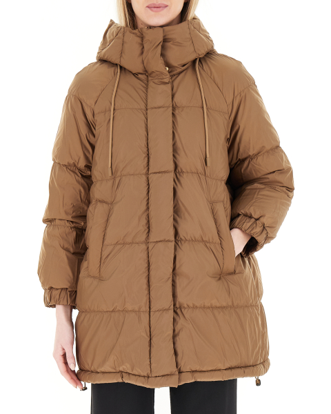 Piumino con cappuccio