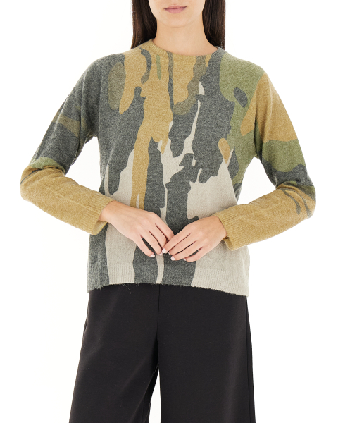 Maglione misto lana