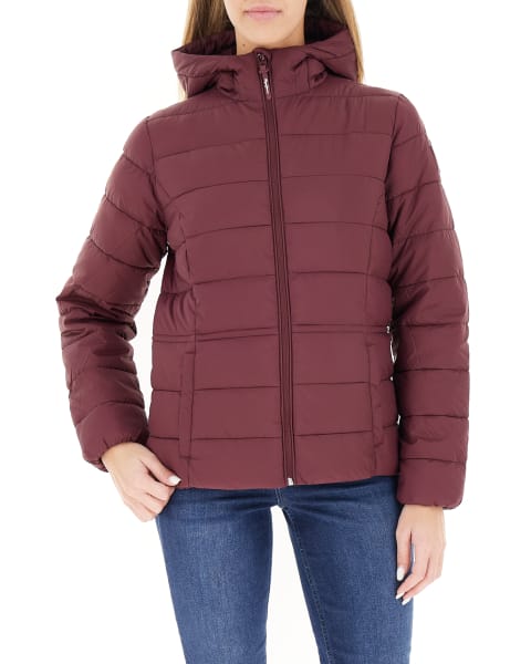 Piumino con cappuccio