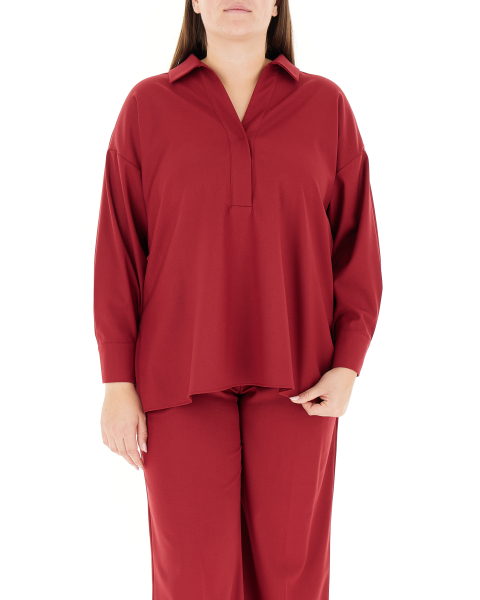 Blusa maniche lunghe