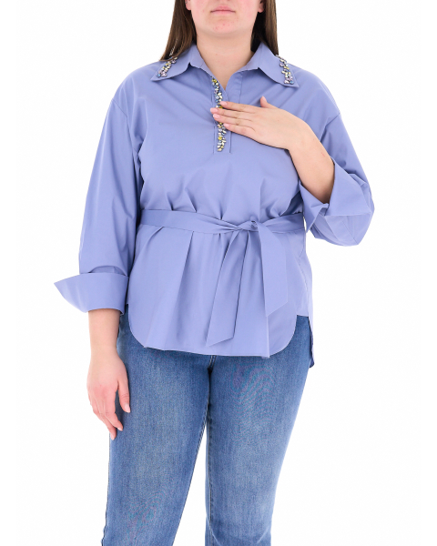 Blusa con strass