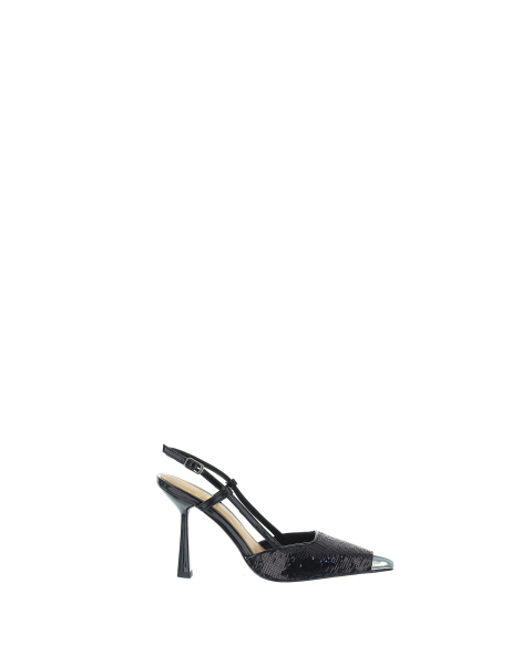Décolleté slingback paillettes