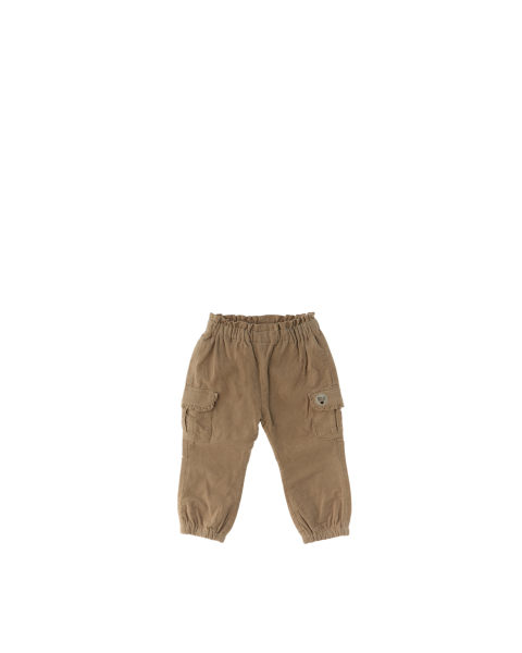Pantalone cargo velluto costine