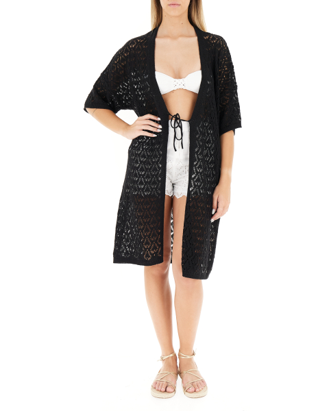 Cardigan ricamato