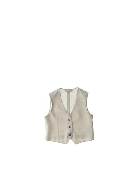 Gilet misto viscosa