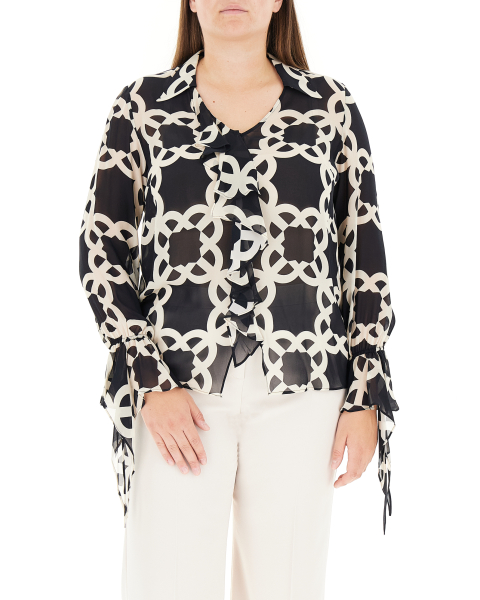Blusa con fantasia