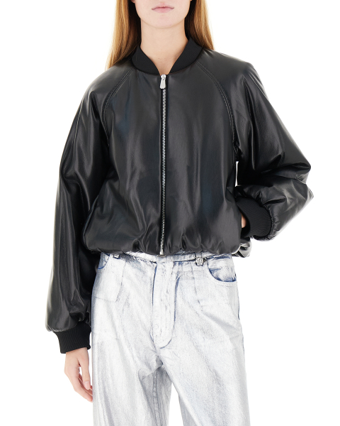 Bomber in similpelle