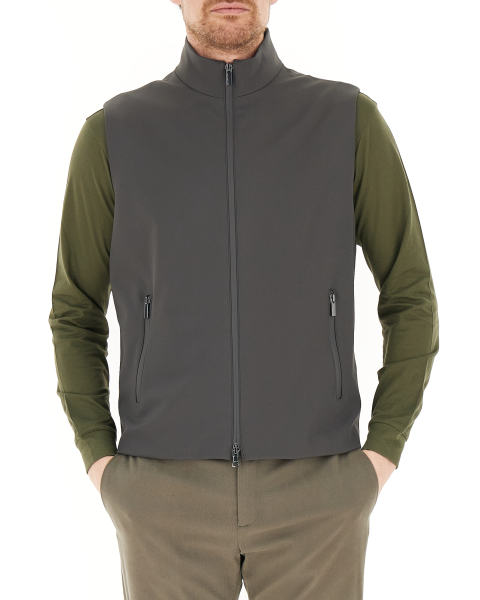 Gilet con zip