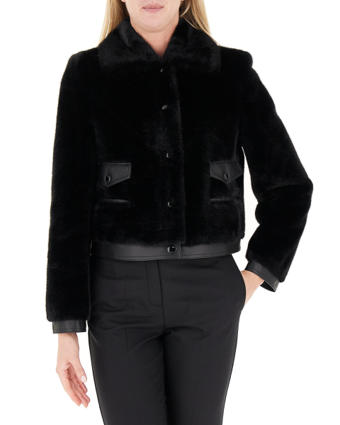 Bomber finta pelliccia