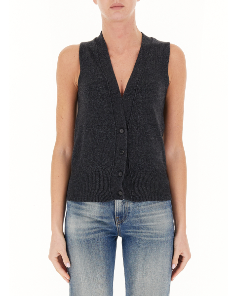 Gilet misto lana